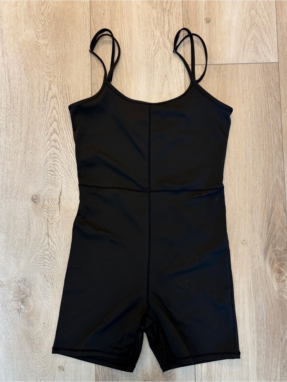 Black Athletic Romper